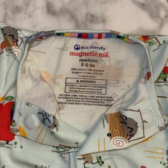 NWT MAGNETIC ME MODAL APPLE PEDDLERS FOOTIE - Picture 2 of 6